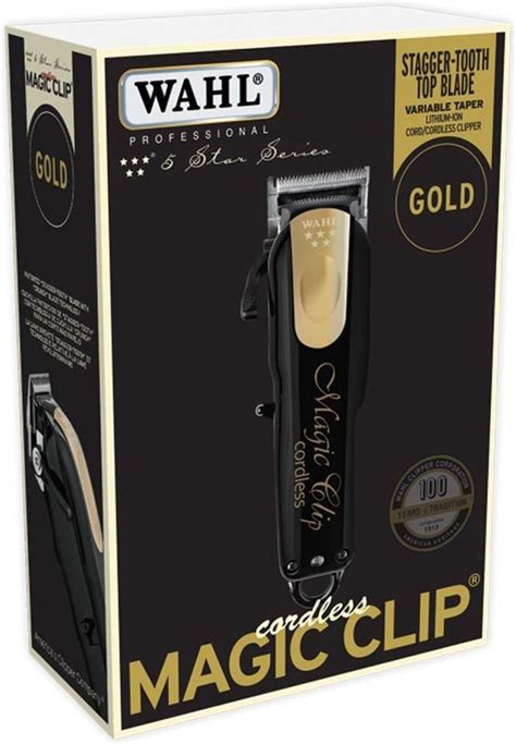 Wahl magic clip in gold color